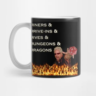 Diners and Drive-Ins and Dives and Dungeons and Dragons Mug